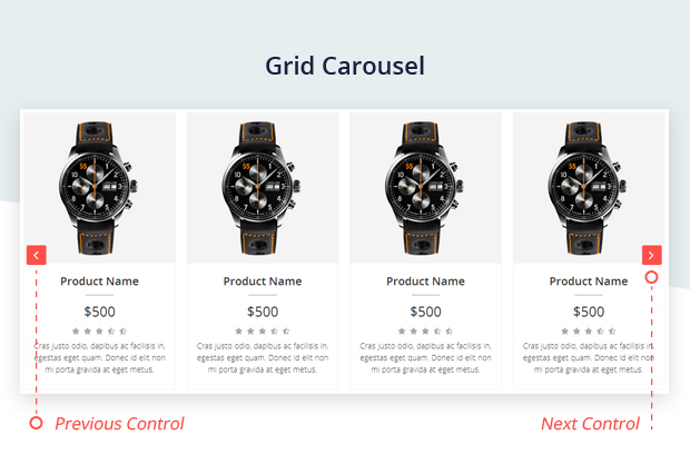 Demo Ecommerce Grid is a Multipurpose Product Showcase HTML Widget