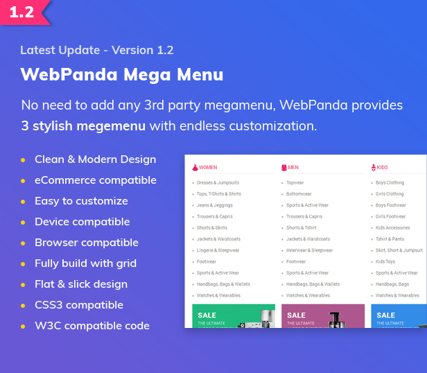 WebPanda Update Version 1.2