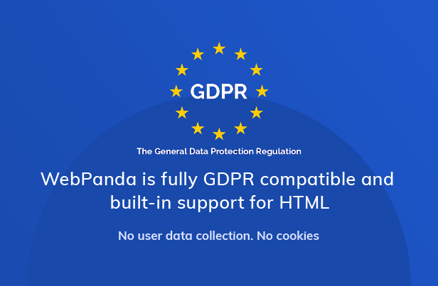 WebPanda GDPR compatible Package