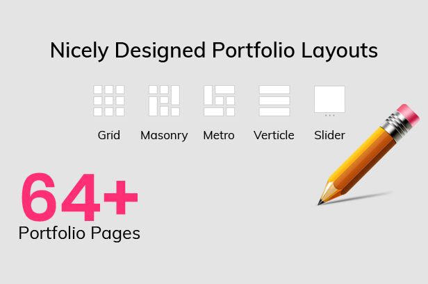 WebPanda Provides Creative, Grid, Masonry, Metro, Justified, Carousel Portfolio Package