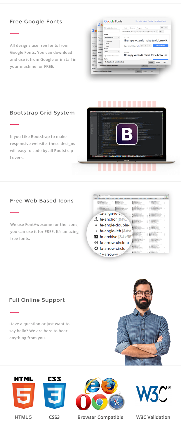 Vision Digital Agency – Corporate One Page HTML Template